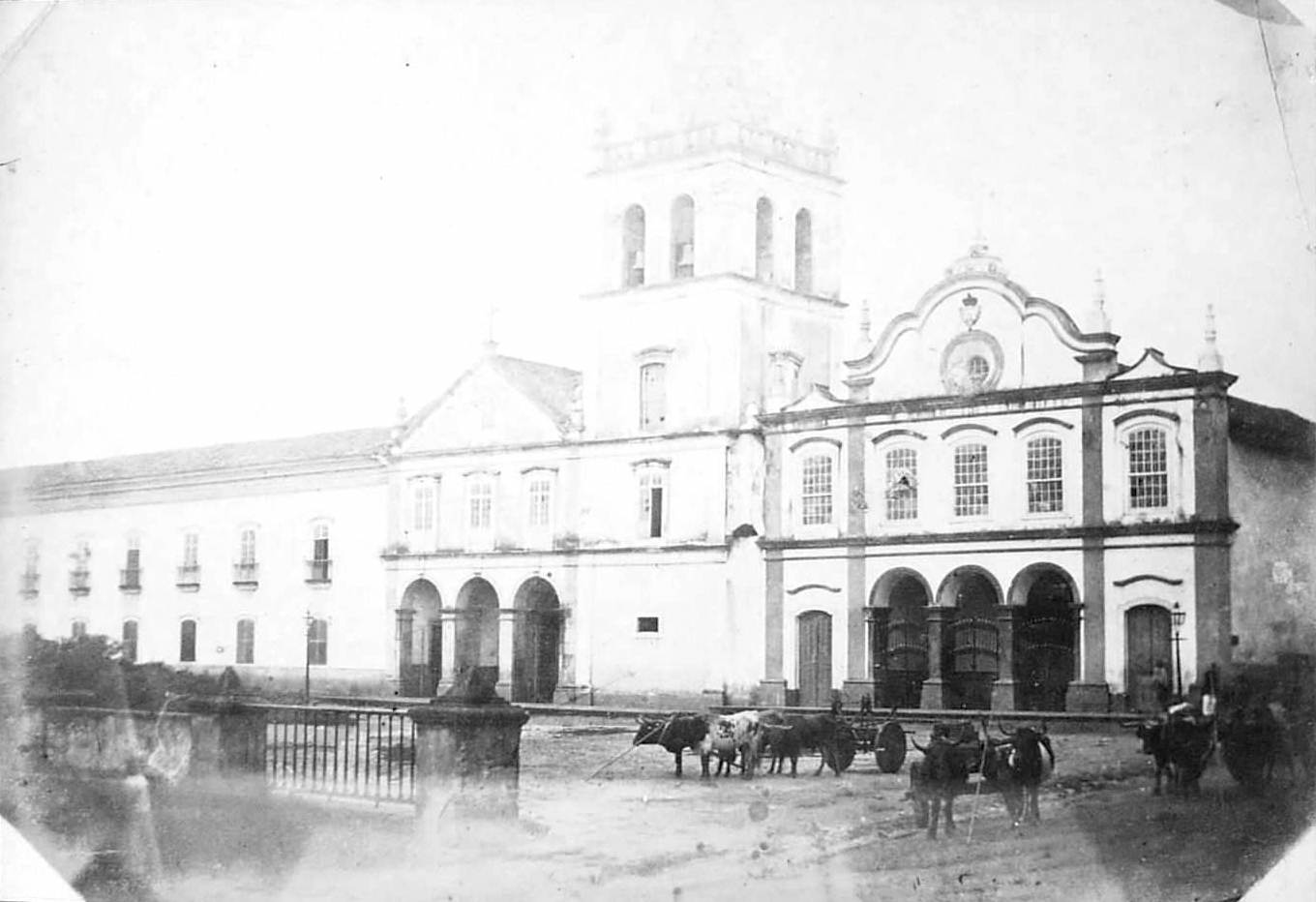 Convento do Carmo e V.O. Terceira (1862). Fotografia: Militão Augusto de Azevedo. Acervo Biblioteca Municipal Mário de Andrade.