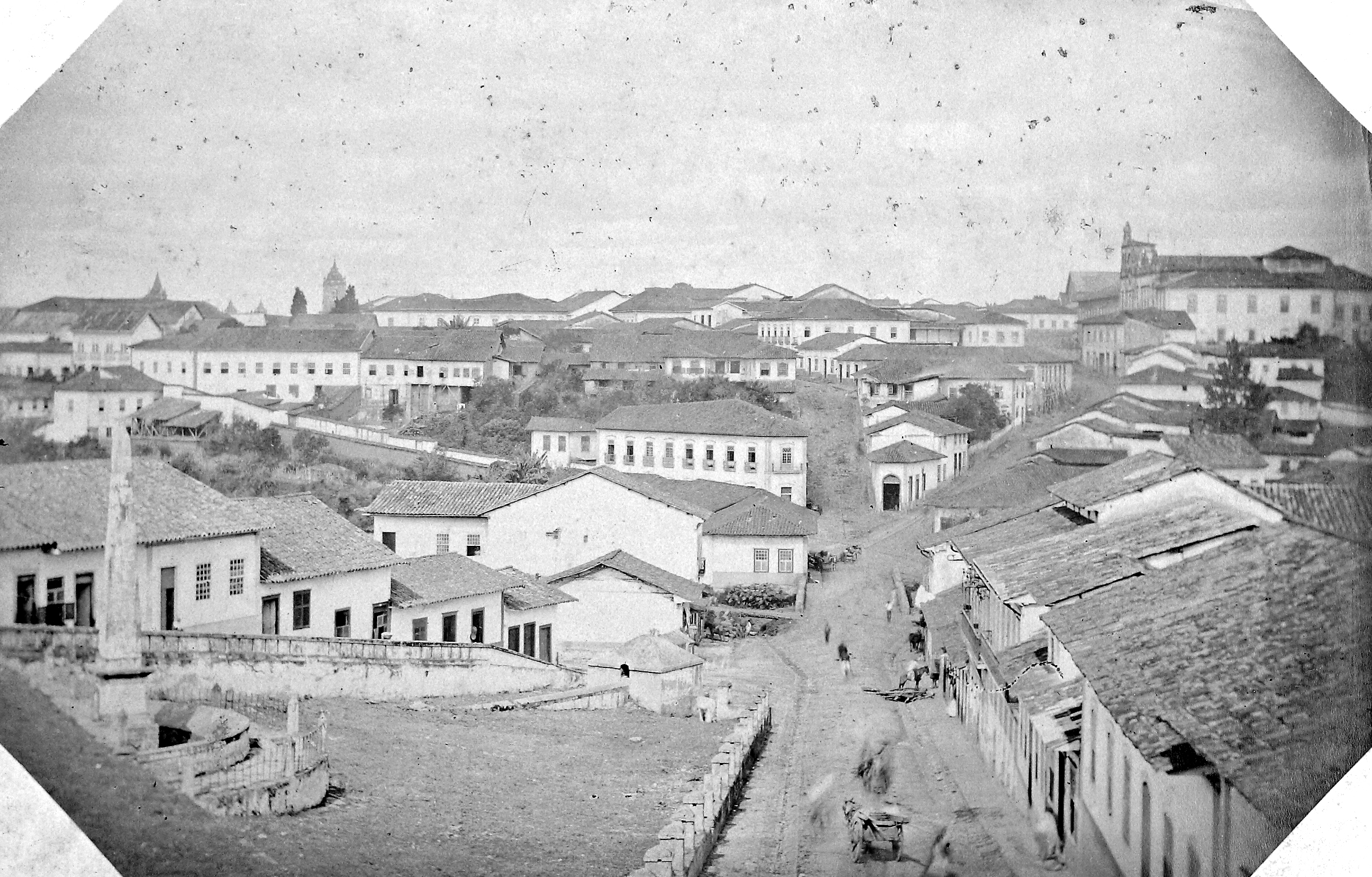 Largo da Memória (1862). Fotografia: Militão Augusto de Azevedo. Acervo Instituto Moreira Salles.