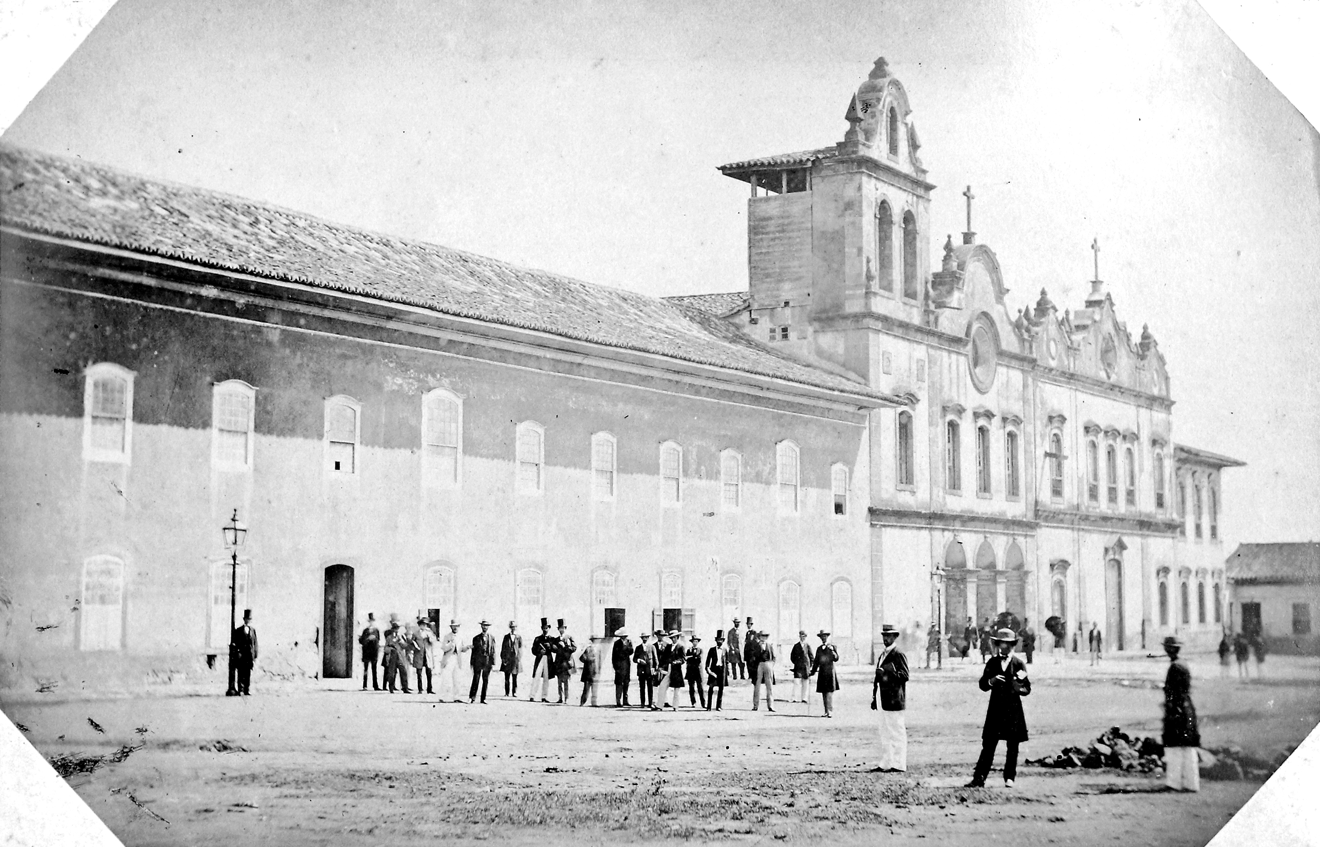 Convento de São Francisco / Faculdade de Direito (1862). Fotografia: Militão Augusto de Azevedo. Acervo Instituto Moreira Salles.